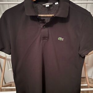Lacoste Slim Fit Men's Dark Black Polo
